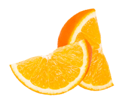 2 slices of fresh orange